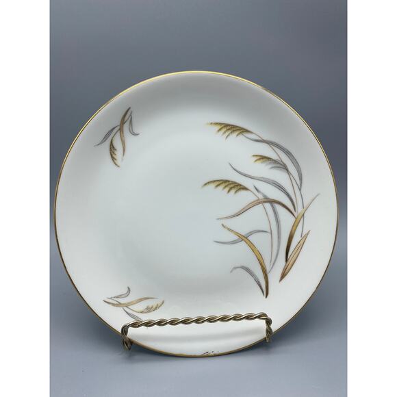 Rare Vintage Fine‎ BOHEMIAN China MCM WHEATFIELD 8 7.25" SALAD Plates Czech - Picture 1 of 6